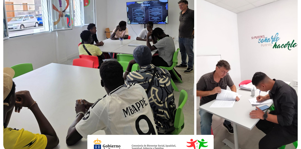 Taller de inserción laboral en Atención Social Main de Gran Canaria